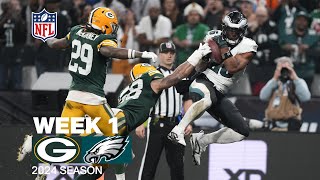 Saquon Barkleys best plays from 3TD Eagles debut vs Packers  Week 1 [upl. by Elka]