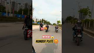 Without number plate 🤬😱 automobile motovlog rider duke biker trending kawasakizx10r motorcyc [upl. by Grey]