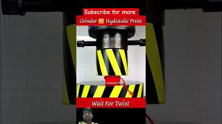 Grinder Vs Hydraulic press amazingfacts hydrolicpress hydrolikpress hydraulicpress cricket [upl. by Elsa169]