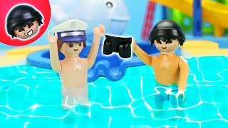 Der Badehosendiebstahl Playmobil Polizei Film  KARLCHEN KNACK 206 [upl. by Ilke]