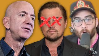 Hasanabi Reacts to JEFF BEZOS THREAT TO LEO DICAPRIO [upl. by Nnadroj]