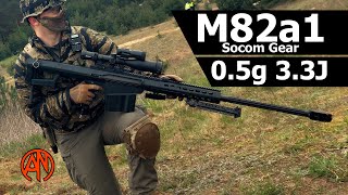 M82a1 33J 050g BBs Airsoft Gameplay [upl. by Nylannej]