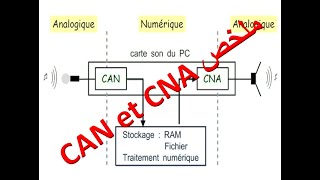 les CAN et CNA  convertisseur NA et AN ملخص [upl. by Loseff]