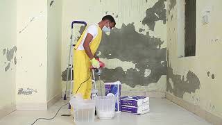 Make JK Wall Putty paste the right way [upl. by Ardnauqal]