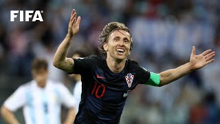 Luka Modric Goal v Argentina  2018 FIFA World Cup [upl. by Doty93]