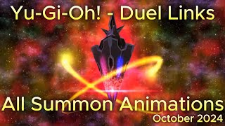 YuGiOh Duel Links All Summon Animations  Included GO Rush [upl. by Ityak]