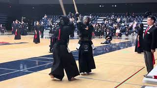 Albert DeokHyun Ahn UofT vs Parker Ljungstrom Carleton 2024 UofT Kendo Tournament [upl. by Allenad]