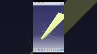 Line Profile  With Reference Curve in CATIA generative shape design catia catiav5 education cad [upl. by Ruscio]