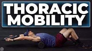 4 BEST Thoracic Mobility Exercises and Progressions Extension and Rotation [upl. by Lemaceon326]