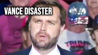 JD Vance Accidentally SLIPS UP With Stunning Misstep On Stage [upl. by Acinoj]