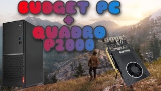 Lenovo V520 with a Quadro P2000  RDR2 [upl. by Trout]