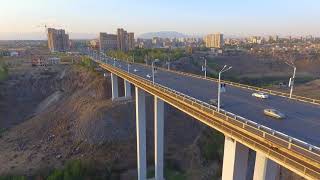 Davitashen Bridge  Armenia DJI P4 Drone [upl. by Yrallam]