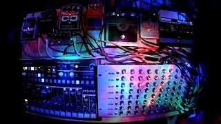 Session 7  Vermona DRM1 MKIII  8 Distortion Pedals  Techno Live Jam [upl. by Boatwright]