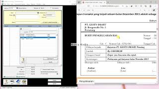 Tutorial MYOB V18  Input Pencatatan Pengeluaran Kas Cash in Bank Petty Cash [upl. by Akihsal504]