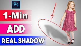 How to Create a Real Drop Shadow in Photoshop [upl. by Frentz709]