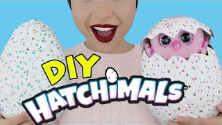 DIY HATCHIMALS EGG How To Make A Hatchimals Toys SURPRISE Eggs [upl. by Dario]