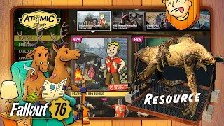 Fallout 76 Atomic Shop New Resource Generator Deathclaw Slow Roaster 10 September 2024 [upl. by Onairot]