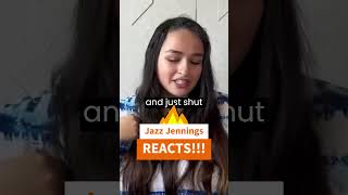 Trans News “JAZZ Jennings REACTS”  “Do U REGRETquot  MTFHRT Gender Dysphoria shorts [upl. by Enidualc246]