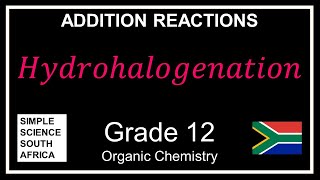 Hydrohalogenation through Addition and Markovnikovs Rule [upl. by Nauqes]