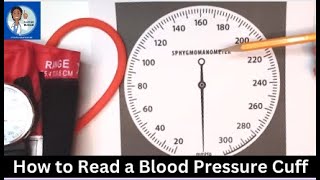 How to Read a Manual Blood Pressure Cuff  Part 1 [upl. by Aitetel]