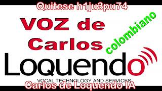 Quítese h1ju3pu74 Carlos de Loquendo IA [upl. by Sellig]