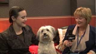 Ashleigh and Pudsey interviewed by BGT Backstager Elaine [upl. by Annat817]