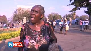 Protests in Bulawayo over Shona mayor [upl. by Fortunia]