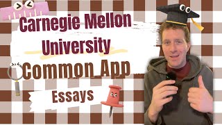 CMU 2024 Common App Essays cmu carnegiemellon commonapp collegeadmissions [upl. by Critchfield733]