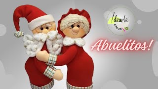 ABUELITOS NAVIDEÑOS  PARTE 1 Moldes [upl. by Mohamed]