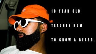 18 YEAR OLD TEACHES HOW TO GROW A BEARD [upl. by Ppik]