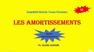 Les amortissements Travaux dinventaire [upl. by Rrats]