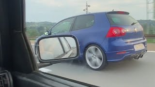 GOLF 5 R32  LOUD INTAKE SOUND [upl. by Sherie]