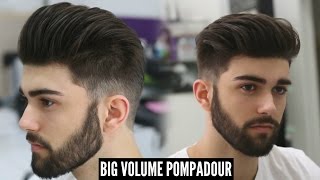 BIG VOLUME POMPADOUR  NEW BEST MENS HAIRSTYLE FOR 2023  TUTORIAL [upl. by Sammy]