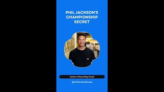 Phil Jacksons Championship Secret [upl. by Nonnairb684]