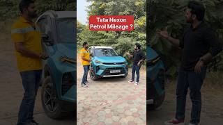 Tata Nexon Petrol Mileage   Tata Nexon Petrol 2024 mohitvihem shorts tatanexon [upl. by Ailel]