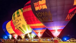 46th Bristol Balloon Fiesta August 2024 Night Glow [upl. by Pasco905]