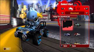 Modnation Racers Glitch  Flying Car  Out of modspot [upl. by Suzann]