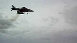 Harrier vertical takeoff on an LPD ship [upl. by Swetlana]