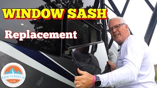 How To Replace an RV Window Sash  Its Easier Than You Think [upl. by Srini802]