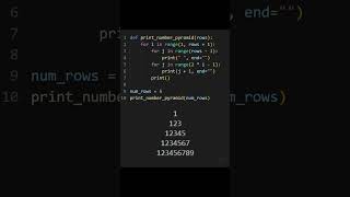 Python pattern trending codeing pattern shortviral programming [upl. by Sly]