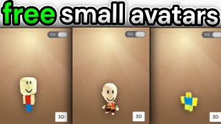 ALL WAYS To Be The SMALLEST In Roblox For FREE Avatar Tricks amp Glitches [upl. by Abil]