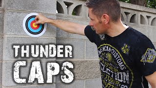 How To Make Thunder Caps TKORs Exploding Stickers Targets and More Trick [upl. by Tnomed]