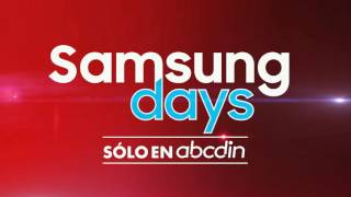 Samsung Days  Exclusivo en Abcdin [upl. by Llenna910]