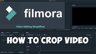 How to Crop Video in Filmora 9  Tutorial for Beginners [upl. by Nala]