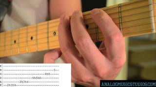 Santeria Solo by Sublime Guitar Lesson with tab [upl. by Hnoj]