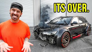 REBUILDING A WRECKED AUDI RS6 GT3 1 [upl. by Einnil636]