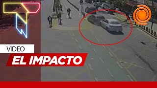 VIDEO EXCLUSIVO así empezó el brutal choque en la Chacabuco [upl. by Anigue]