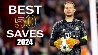 Best 50 Goalkeeper Saves 2024  HD [upl. by Jat]