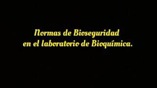 Bioseguridad en el laboratorio de Bioquímica [upl. by Garnett]