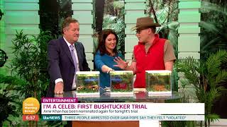 GMB Bushtucker Trial Doesnt Quite Go to Plan  Good Morning Britain [upl. by Kee]